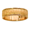 Bark Ribbed Ring 