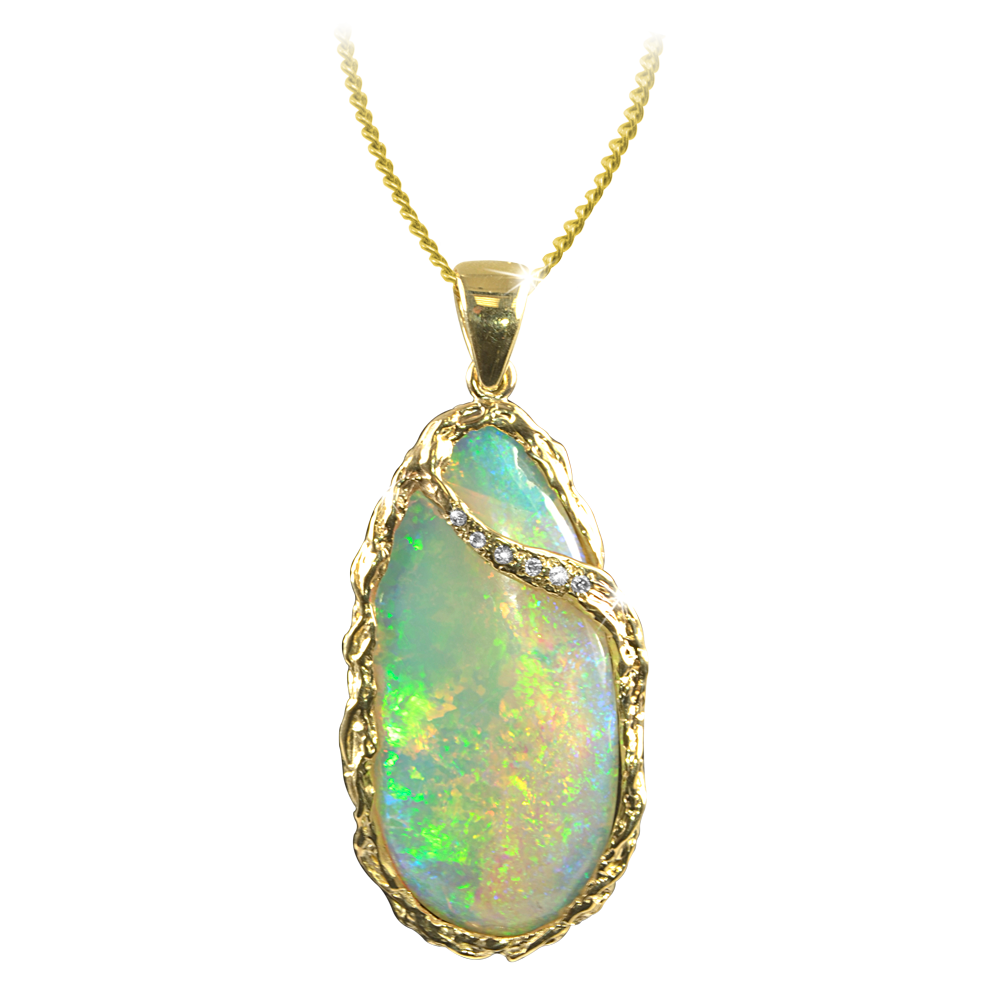 Beach Opal Pendant