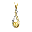 Myst  Pendant Pearl (9ct Two Tone).webp