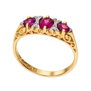 Juliette Ring with Rhodolite Garnet