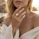 Freeform Pearl Ring