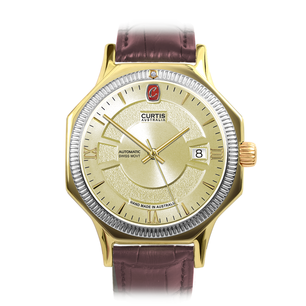 Motima XT Champagne Dial 9ct Watch 