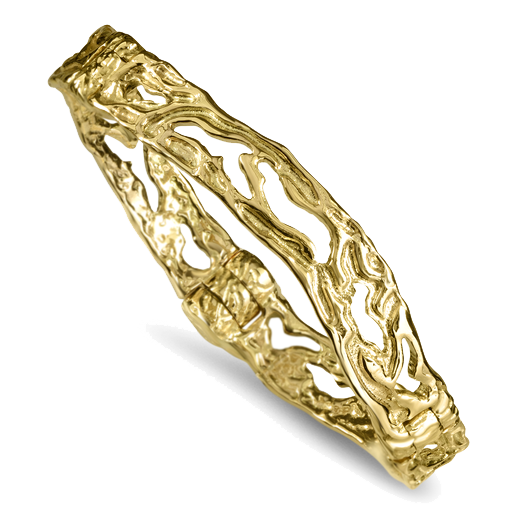 Beach Bangle (9ct Yellow Gold)