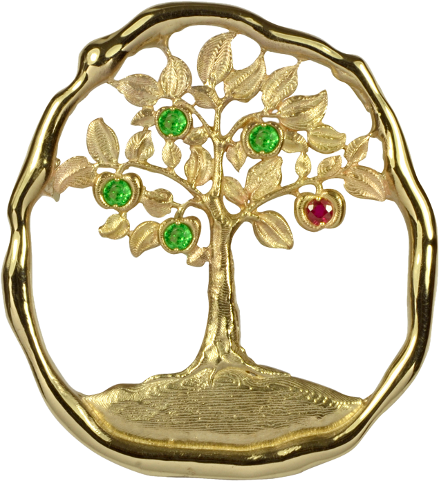 Gemtree Brooch