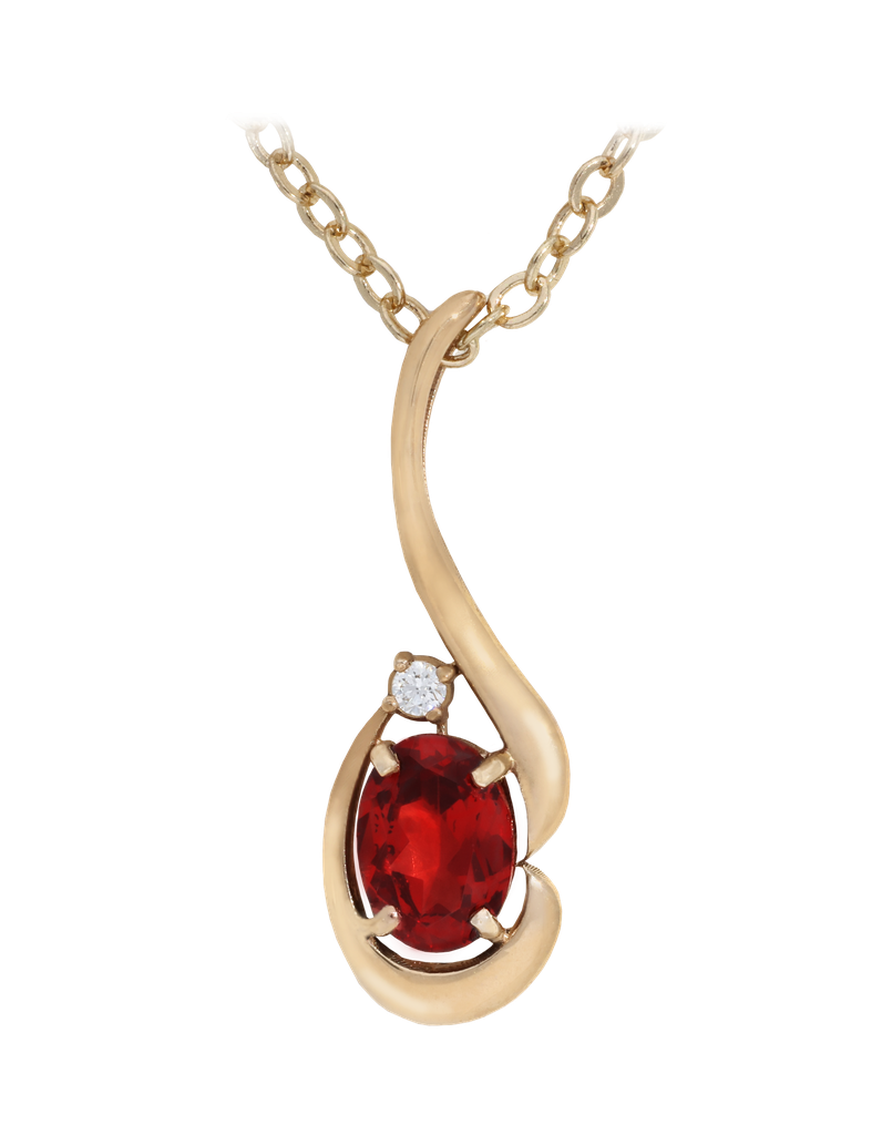 Swirl Drop Pendant 