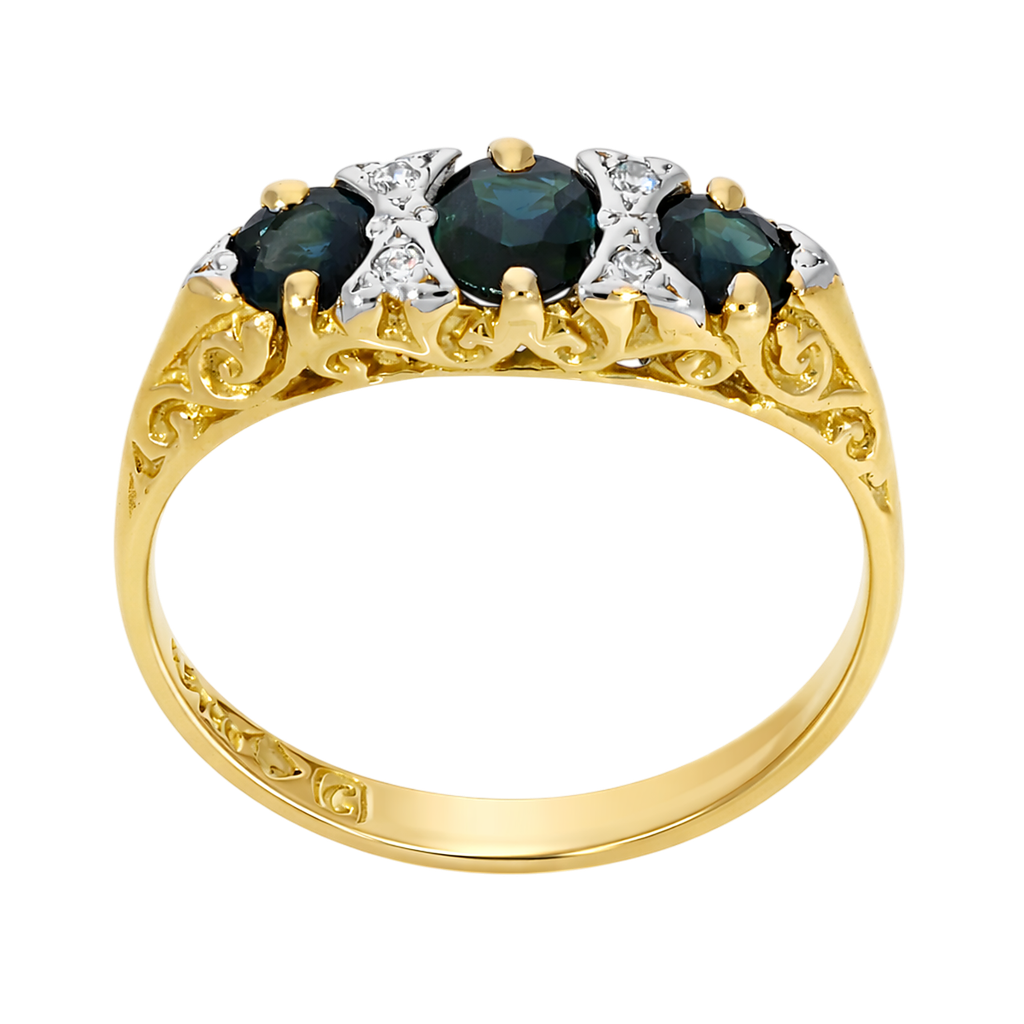 Juliette Ring with Blue Sapphire