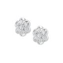 Diamond Cluster Earrings