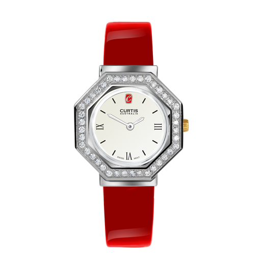 Fortuna Ladies Diamond Watch White Dial