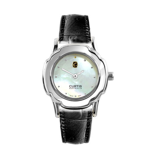 Grace Ladies White Gold Watch   