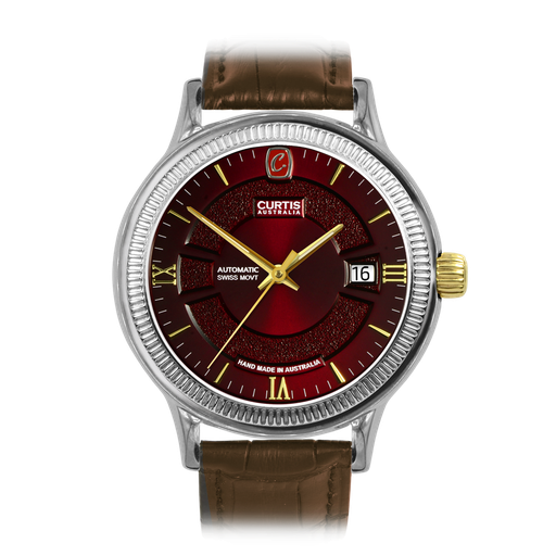 Motima RT Burgundy Dial Watch 