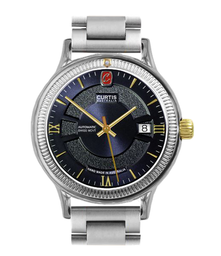 Motima RT Midnight Blue Dial Watch with Diamond