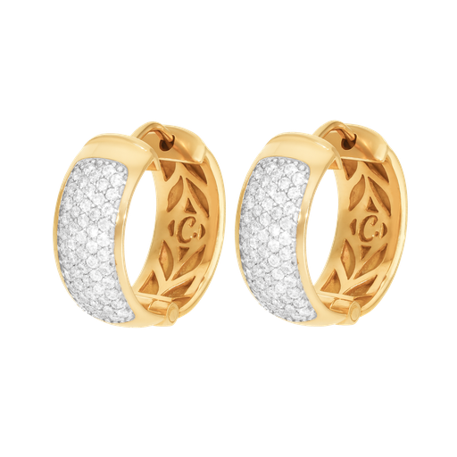 Diamond Hoop Earrings