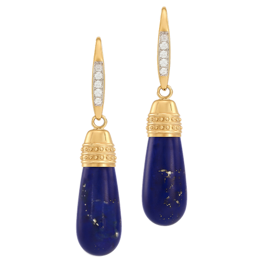 Lapis Lazuli Drop Earrings