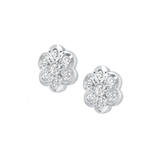 Diamond Cluster Earrings