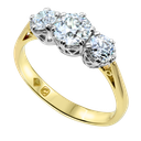 Diamond Ring - 3 gem