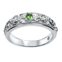 Bark Scrolls Ring Narrow