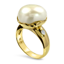 Freeform Pearl Ring