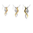 Life Diamond Pendant size comparison