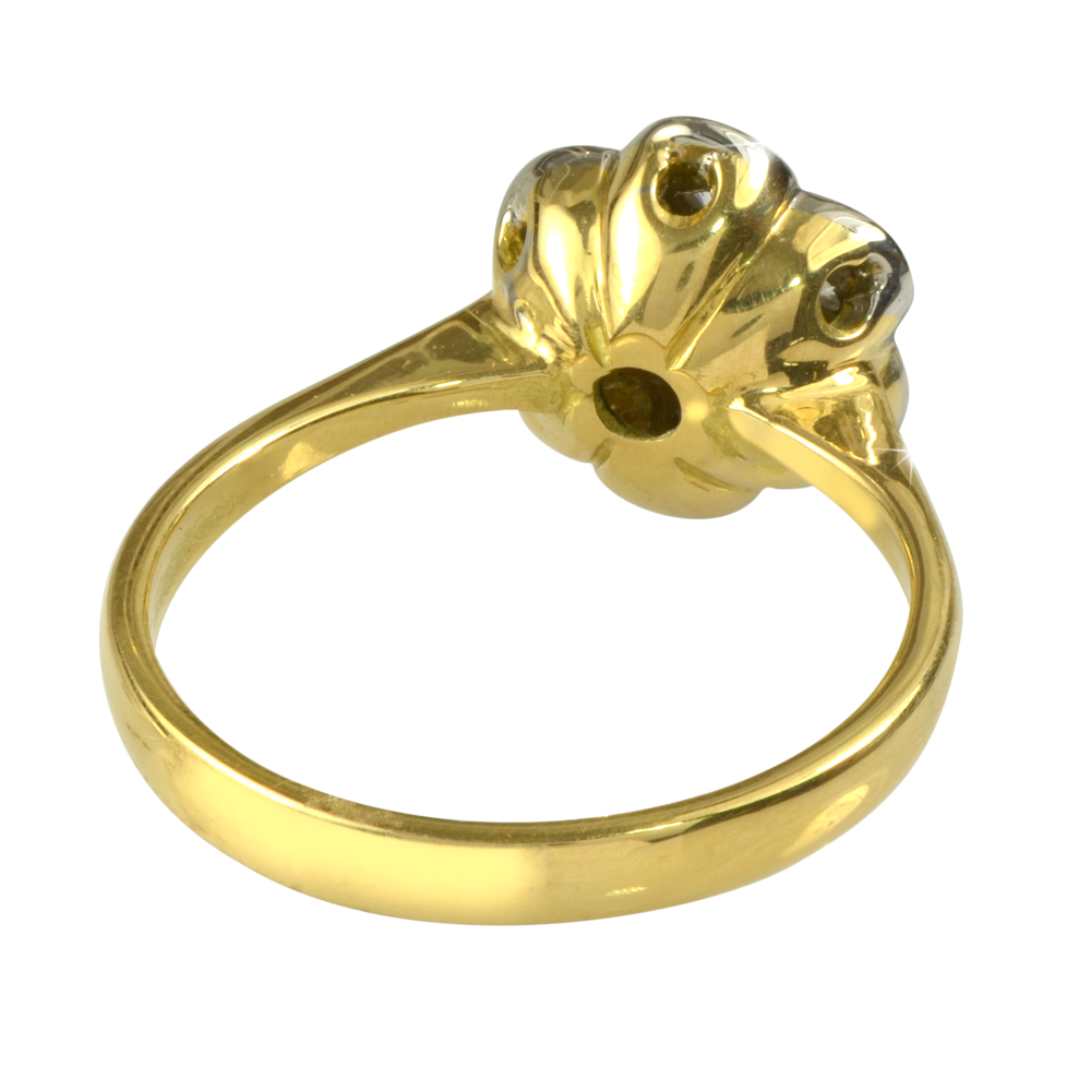 Angela Diamond Cluster Ring