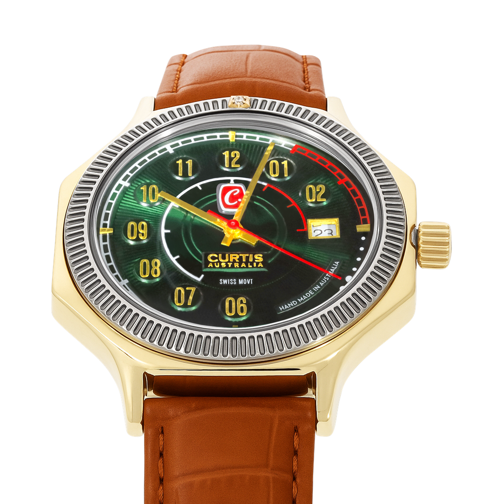 Motima XT British Racing Green 9ct Watch 