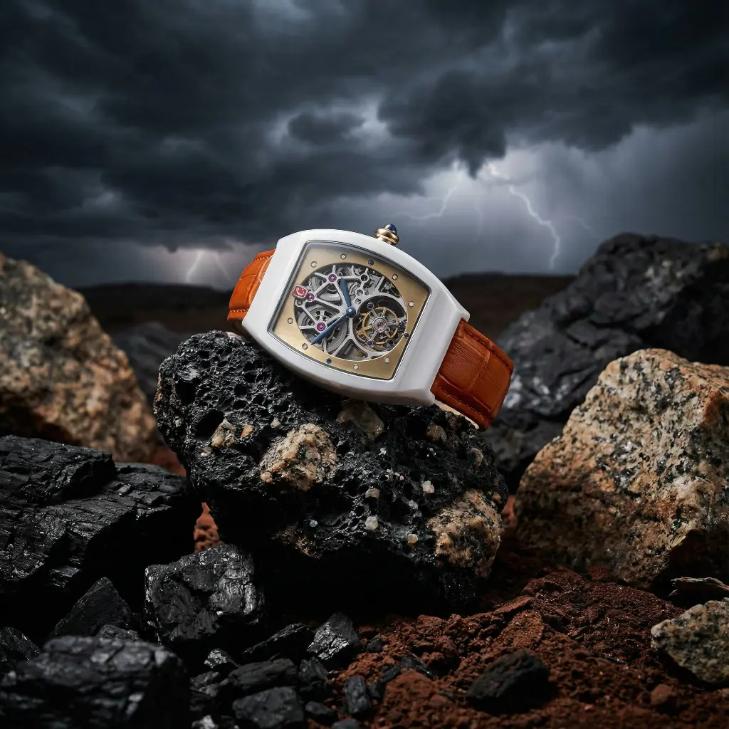 Mechanika_Brushed Dial_Tan Band_Front Shot_-bijify-1768450665585.webp