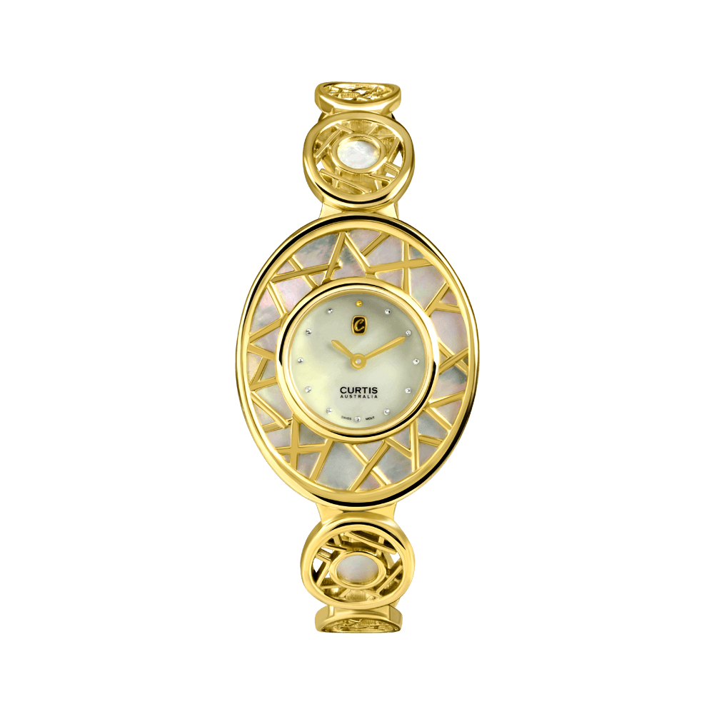 Myst Ladies Watch Yellow Gold Bracelet