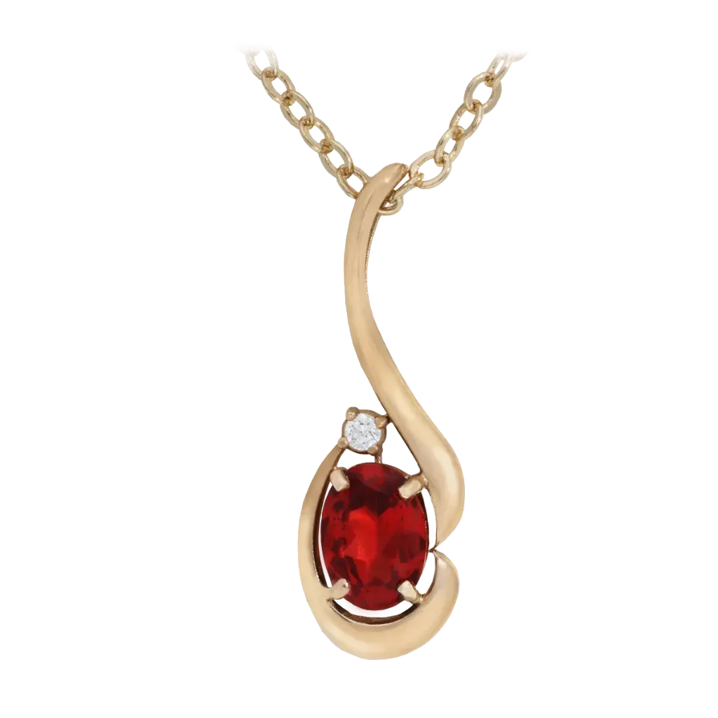 Swirl Drop Pendant 