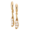 Peas in a Pod Pearl Drop Earrings