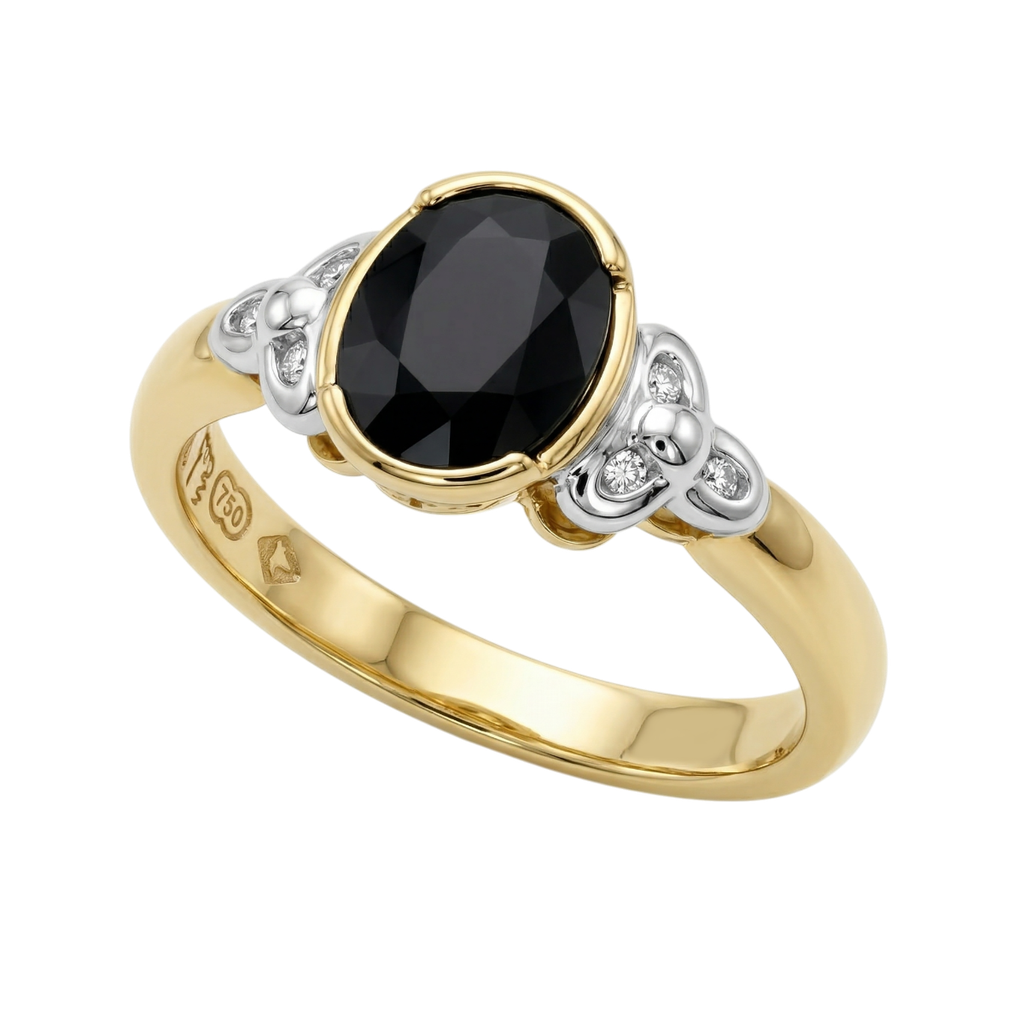 Black Sapphire Ring