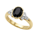 Black Sapphire Ring