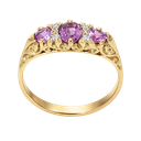 Juliette Ring with Pink Spinels