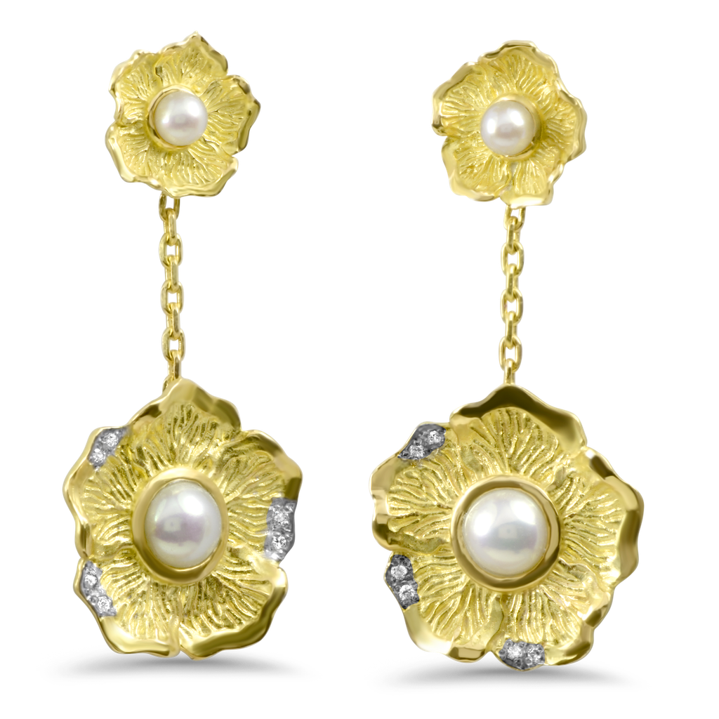 Floriale Earrings (9ct Yellow Gold)