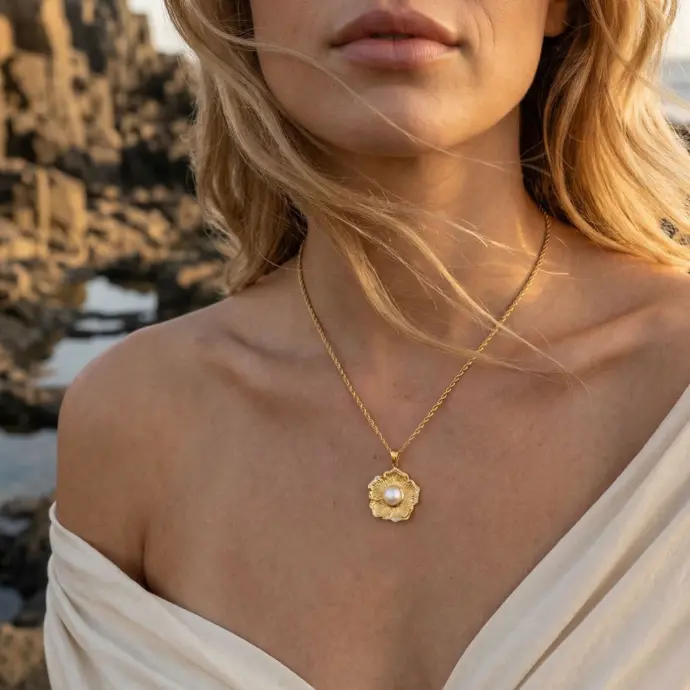 Floriale Pendant (9ct Yellow Gold)