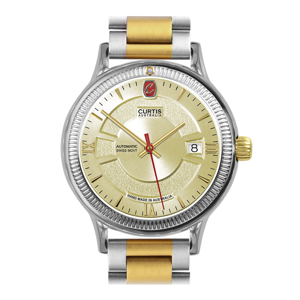 Curtis Australia Motima Rt Champagne Dial Watch 168