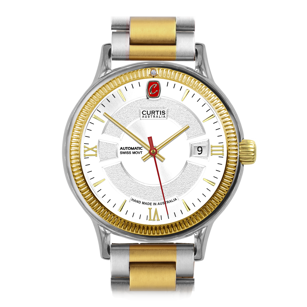 Curtis Australia Motima Rt White Dial Watch 169