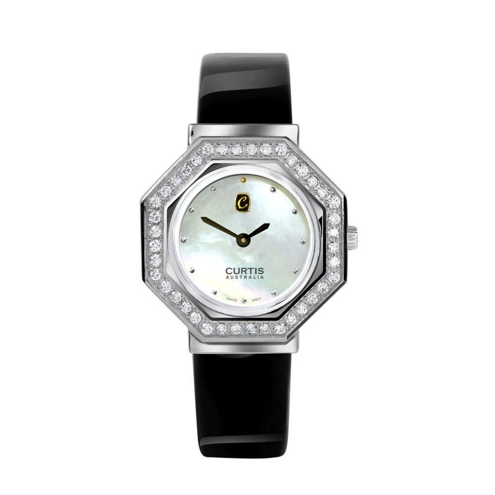 Curtis Australia Fortuna Ladies Diamond Watch Mother Of Pearl Dial 236