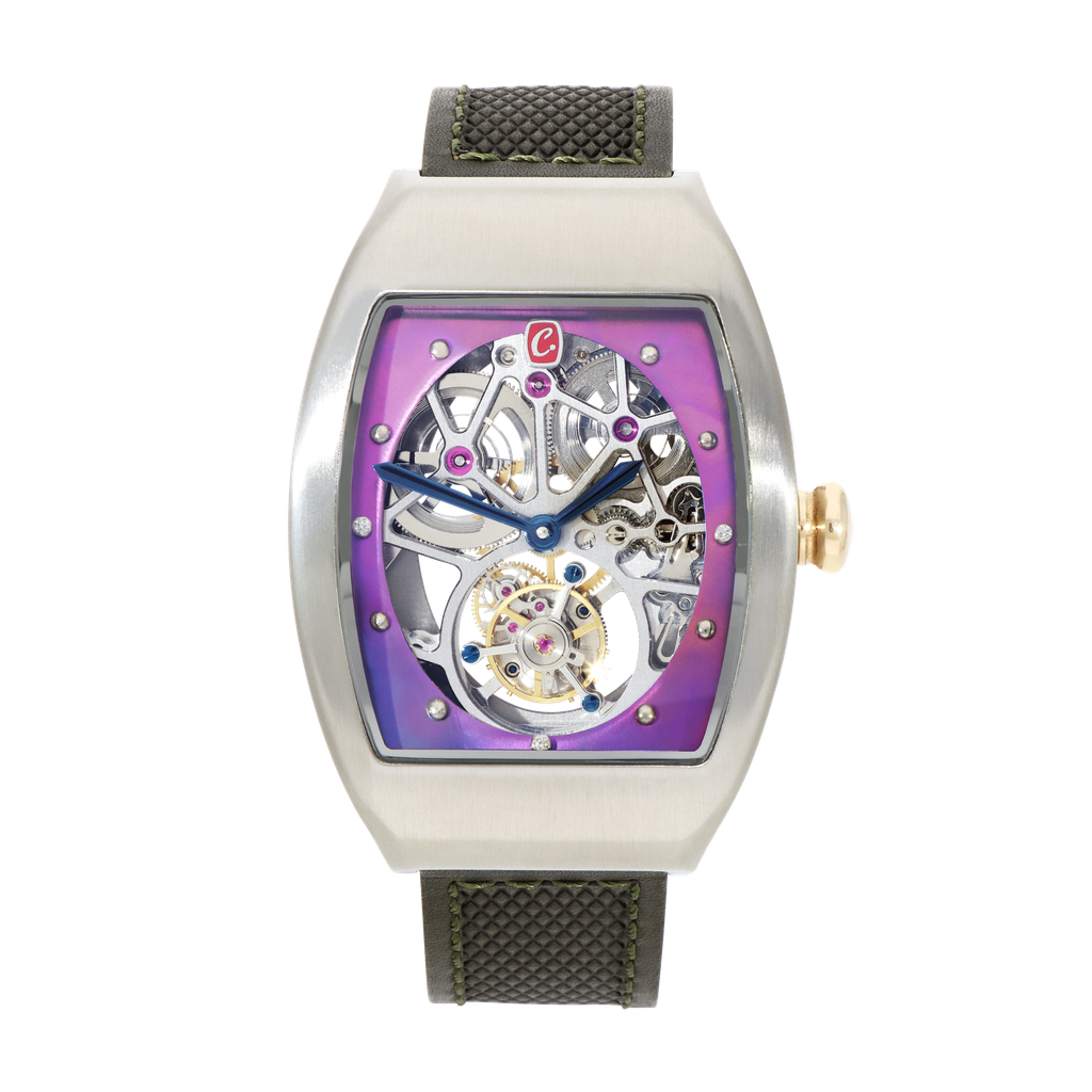 Curtis Australia Mechanika 288 Tourbillon Aurora Violet Watch 293
