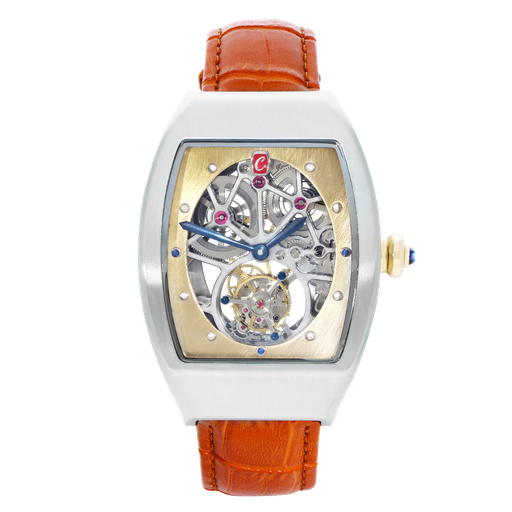 Mechanika 288 Tourbillon Aureon Watch Tan