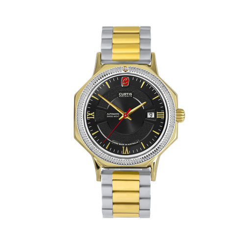 Motima XT 9ct Yellow Gold Watch Black