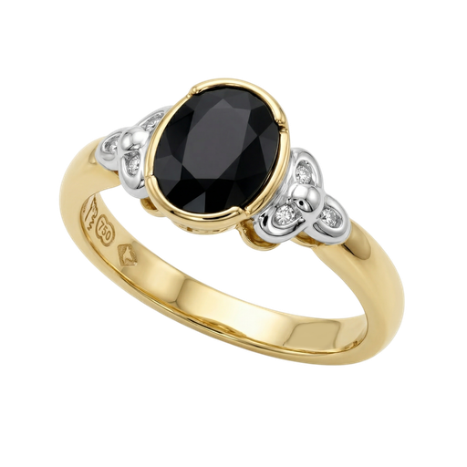Black Sapphire Ring