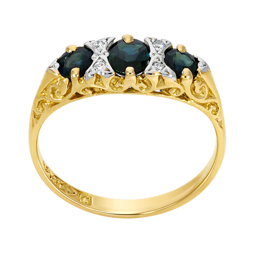 Juliette Ring with Blue Sapphire